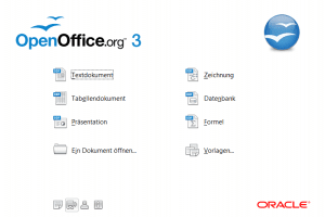 Auswahl bei OpenOffice 3.2.1